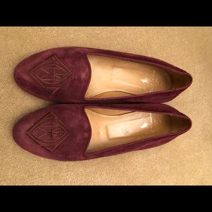 Slip on flat with embroidered RL logo